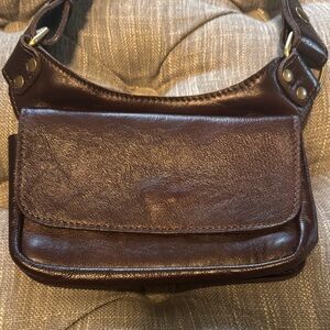 Hipstirr Brown Leather Shoulder Bag